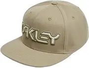 [Oakley] Men's Meshed B1B Fb Hat, Pebble/White, Pebble/White, One Size