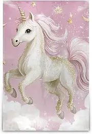Unicorn Moon Cloud Cute Throw Blanket for Couch Soft Couch Blanket 90 x 60 Inch