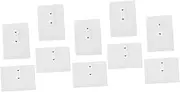 Parliky 10pcs File Storage Bag Plastic Document Pouch Office Supplies File Holder