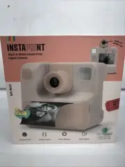 InstaPrint Black & White Instant Print Digital Camera New