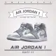 【NIKE 耐吉】Air Jordan 1 Mid 米灰白 女鞋 運動鞋 休閒鞋(BQ6472-115)
