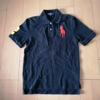 在飛比找蝦皮購物優惠-Polo Ralph Lauren 黑色短袖Polo衫 男童