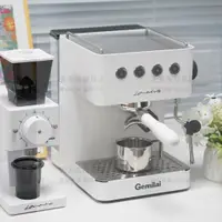 在飛比找蝦皮購物優惠-格米萊CRM3005G家用咖啡機半自動小型意式濃縮蒸汽打奶泡