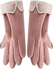 [Generic] Stretch Gloves Women | Touchscreen Cashmere Gloves,Thermal Thickening Fashion Fleece Gloves Touchscreen Texting Knit Winter Gloves