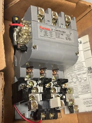 NEW FURNAS 14FP32AF SIZE 2 STARTER 45 AMP 120 VAC COIL 600 VAC 3Ph 25 HP 3 Pole