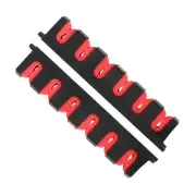 Horizontal Fishing Rod Holders Wall-Mounted Upgraded Fishing Pole Holder Red