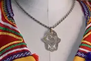 Berber Necklace Hand Fatima , Silver 925 Hand Fatima Berber Moroccan