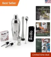 Ultimate Cocktail Bartender Kit - 8-Pc Stainless Steel Set for Mixology Lovers