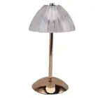 LED Crystal Desk Lamp Touch Control Bedside Table Lamp For Bedroom Restaurant