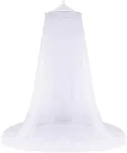 Mosquito Bed Net, White Dome Mosquito Mesh Net Universal for Single Double Bed