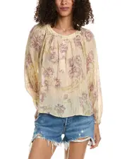 Vanessa Bruno Tobago Silk-Blend Blouse