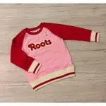 ROOTS 女童大學T，內刷絨，質感很好，全新，4T