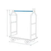 High-Rise Bellman's Cart Custom Covers