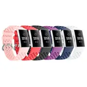 Replacement Strap Bracelet Silicone Wristband Watch Band For Fitbit Charge 3 4 e