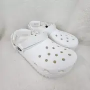 Crocs Classic Hiker Clog Womens 10 Mens 8 White Straps Platform Hiker Casual New