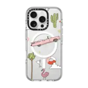 iPhone 16 Pro Clear Case MagSafe Compatible Palm Springs Stickers