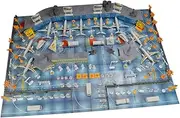 HEALSOPTHY 1 Set Educational Airport Model Scene Simulation Plane Playset Stimulate Imagination Logical Thinking Material for Desktop Showcase Decor