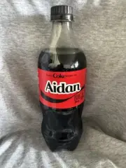 Share a Coke with Aidan 2025 Personalized Gift Coca~Cola Bottle 20oz Zero
