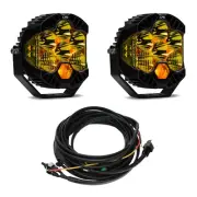 Baja Designs Amber LP6 Pro Pair 5,000K LED Driving/Combo Lights/Toggle Harness