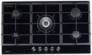 Brohn 90cm Range 5 Burner Gas Glass Cooktop Defendi (Made In Italy) Gas Burner Technology