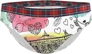[Tiunyeah] Hipster Panties Bikini Panty Stretch Hand Drawn World Famous Buildings Ladies Underwear S Women Panties
