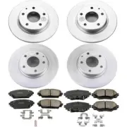 PowerStop Disc Brake Kit - Front and Rear - Fits Mazda 3 2014-2016 Z17 COATED BR (for: Mazda)