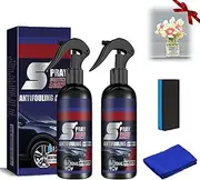 Generic Reshline Coating Spray, 2025 New Multi-Functional Ceramic Car Coating Spray for Cleaning, Polishing, Scratch Repair (Transparent, 2set)