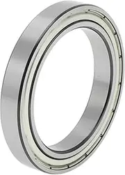 X AUTOHAUX 6913ZZ Deep Groove Ball Bearings 65x90x13mm P4 Double Metal Seal Lubricated Bearings 1 Pc Car Scooter Skateboard Wheel Universal Silver Tone