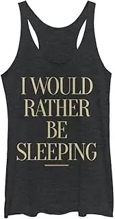 [Fifth Sun] Chin Up Rather Sleep Women's Racerback Tank Top