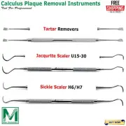 Dental Tartar Remover Jacquette Sickle Scaler Calculus Plaque Removal Scalers