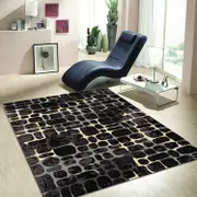Medori Garnet Black Rug