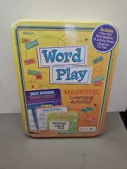 T.S. Shure Bendon WORD PLAY Educational Learning Activity 300 Magnet Tin Case