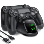 PS4 Controller Charger Dock Station with Charging Cable,1.8 Hour Fast-Chargin...