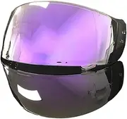 Lens Fashion Visor Wind Shield Motorcycle Helmet Visor Anti-UV PC Visor Lens Model for Sh&oe&i for Ne&ot&ec II for CN&S-3(Clear Purple)
