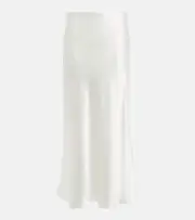 [Galvan] Galvan Bridal satin midi skirt AU 14 white