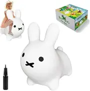 HotMax Bouncy Horse, Inflatable Bouncing Animals Hopper for Toddlers or Kids, Ride on Rubber Jumping Toys for Boy or Girl Birthday Gift(Rabbit)
