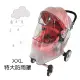 【VIVIBABY】XXL-特大防雨罩-嬰兒車防雨罩(大型手推車適用 透氣加大 耐髒 防風防塵防疫防雨罩 攜帶方便)