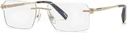[Chopard] Men's Vchl18 Prescription Eyewear Frames, Shiny Vintage Havana, 58/145/17, Shiny Vintage Havana, 58/145/17