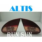 ●○RUN SUN 車燈,車材○● 全新 豐田 04 05 06 07 ALTIS 9代 原廠型內側 倒車燈 尾燈 一對