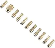 11pcs 4-jaw Copper Drill Chuck Collet Set for Mini Electric Grinder Rotate Tool 0.5-3.2mm Rotating Tool Accessories with Collet