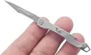 Tungyi Daily Pocket Folding Utility Knife with 10 Replaceable Quick Change Blades, Ultra Compact and Lightweight