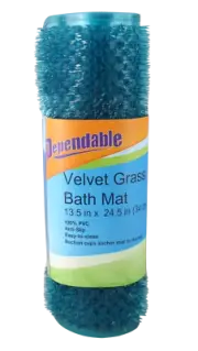 Grass Textured Spa Quality Foot Scrubber Bath Mat Bathroom Tub & Bath Mat Anti-S