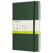 Moleskine Myrtle Green Notebook Plain Student Journal Pad L Classic Hard Cover