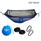 330lbs Hammock With Mosquito Net Hanging Double Person Camping Bed Portable Tent