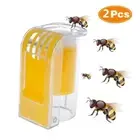 2X Bee Queen Marking Catcher Plastic One Handed Marker Bottle Plunger Plush Tool