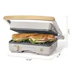 2-in-1 Gourmet Sandwich & Panini Maker Press With Non-stick Grill - Electric