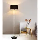 LED Floor Lamp Simple Decorative E27 Floor Standing Bedside Lamp With Fabric SL