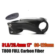 BALUGOE Full Carbon MTB Road Bike Stems Balance Bicycle Stem 31.8mm 25.4mm 17°