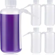 5 Pack Communion Cup Filler No Drip Squeeze Bottle with Side Straw, Juice Dispenser 500ml Capacity