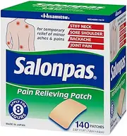 Salonpas Pain Relieving Patches 120 Patches Per Box